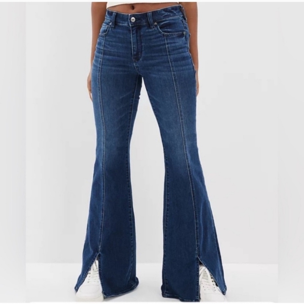 American Eagle Next Level Stretch Festival Flare Size-4